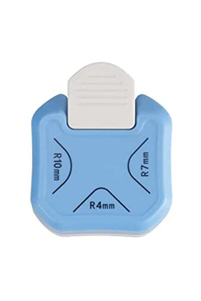 choice2 A-Blue 3 in 1 Tag Punch Corner Rounder Cutter Paper Label Punch for S...