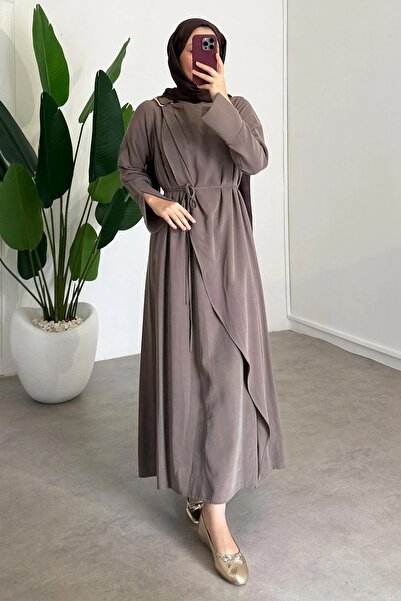 NovaCase Premium Kumaş Toka Detaylı Elbise