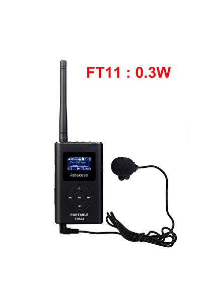 Choice جهاز إرسال لاسلكي محمول FT11-0.3W من RETEKESS، بقدرة 0.3 واط، لبثّ FM ...