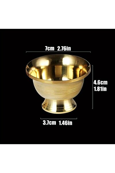 Choice3 7cm Pure per Drinking Bowl Brass Small Ausious Tibetan Holy Creative ...