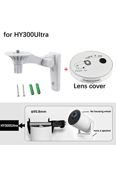 Choice1 حامل جداري لجهاز العرض DT18 لجهاز HY300Ultra، حامل متين وقوي متوافق م...