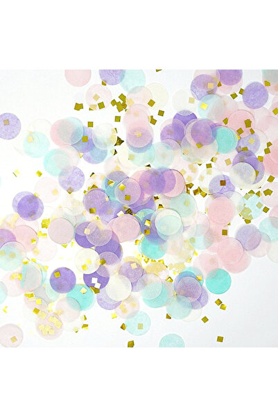 Choice MULTI 30g/bag 1cm Pastel Paper Confetti Mix Color for Wedding Decorati...