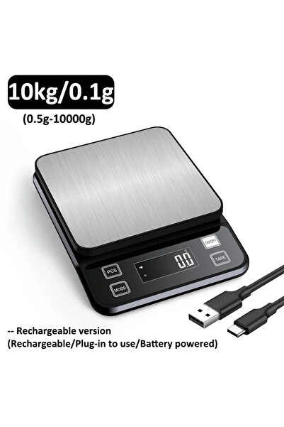 Choice Rechargeable-10kg 3/5/10kg 0.1g Digital Kitchen Scale Electronic Water...