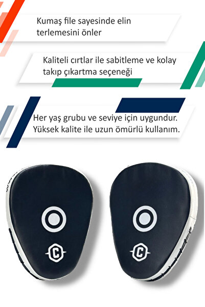 Hsport Premium Eva&Jel Dolgu Boks Lapası Kick-Box Muay Thai İdman Darbe Emici Odak Ped