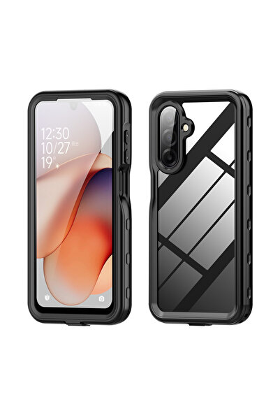 Choice جراب أسود مقاوم للماء وشفاف لهاتف Galaxy A17، متوافق مع هواتف A17، A16...