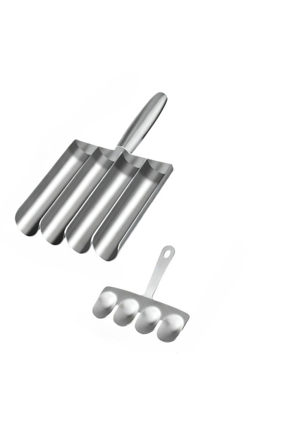 Choice 4Slot Non Stick Meatball Maker Manual Stainless Steel Meatball Mold fo...