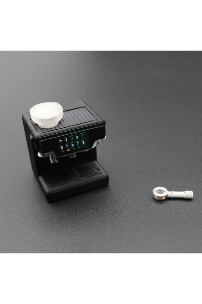 Choice ماكينة قهوة صغيرة (قطعة واحدة) - مغناطيس للثلاجة - ديكور بيت الدمى - ن...