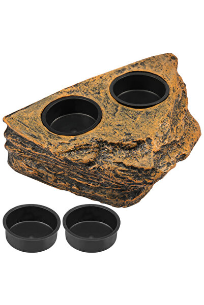 Choice With 4 Bowl Magnetic Reptile Feeder Ledge Reptile Food Water Dish With...