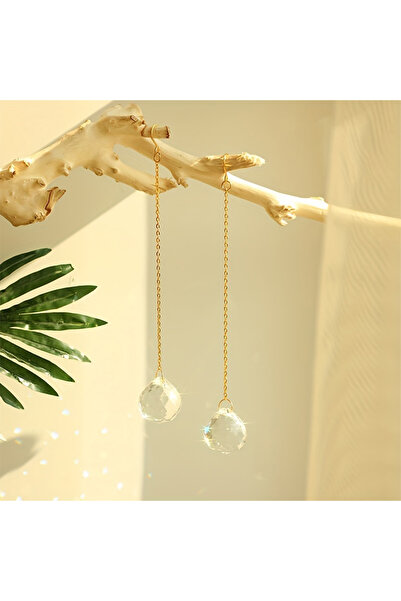 Choice1 js-0151 قطعة واحدة، قلادة كرة كريستالية لغرفة النوم، زينة معلقة على ا...