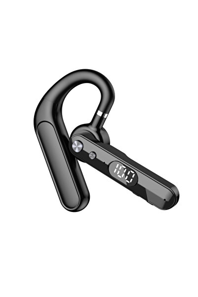 Choice سماعات رأس لاسلكية بلوتوث F10 للأعمال باللون الأسود، مزودة بخاصية إلغا...