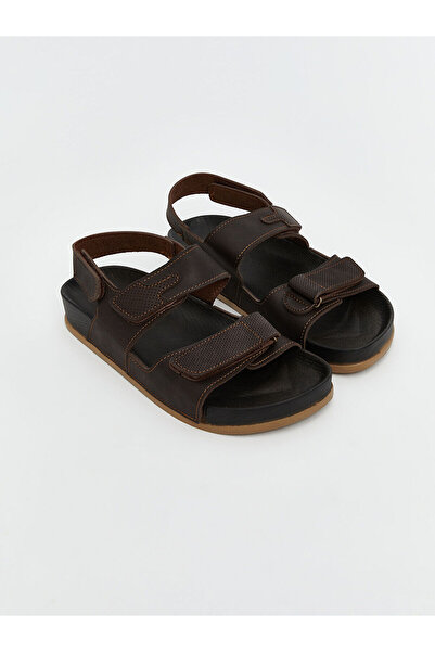 LC Waikiki Peak New Season Leather Look Men's Sandals