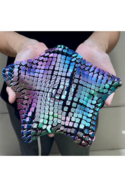 Choice5 تمثال نجم البحر مطبوع ثلاثي الأبعاد بألوان الأحمر والأزرق والأخضر، بط...