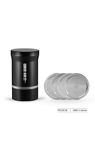 Choice مصفاة قهوة سوداء، مصفاة طعام بشبكة دقيقة، من سبائك الألومنيوم، منخل إس...