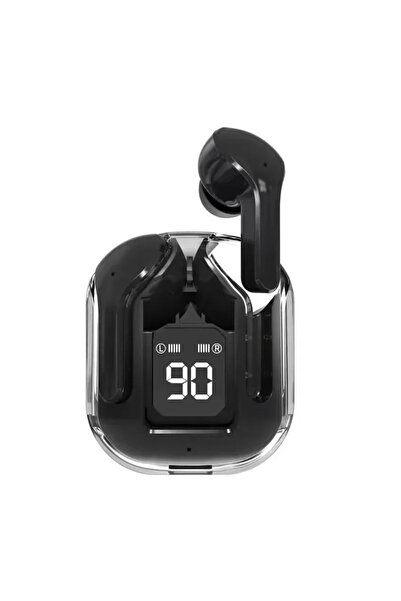 Choice1 سماعة رأس بلوتوث لاسلكية شفافة أصلية HK3 TWS سوداء اللون، صوت عالي ال...