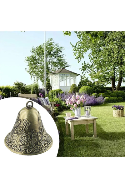 Choice أجراس عتيقة من النحاس الأصفر، مقاس 6*6 سم، إكسسوارات رائعة لتزيين المن...