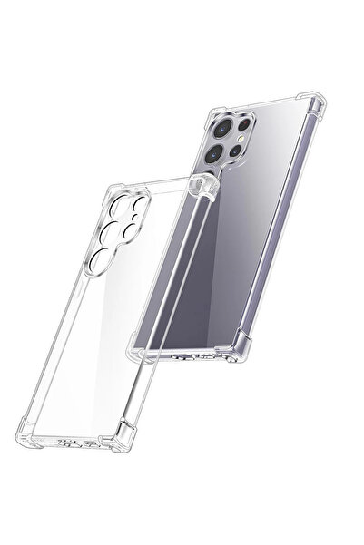 choice2 هاتف سامسونج جالاكسي إس 25 ألترا شفاف من مادة TPU، متوافق مع موديلات ...