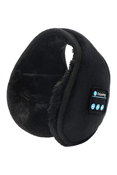 Choice سماعات أذن لاسلكية سوداء، سماعات رأس تدفئة للأذن، سماعات رأس لاسلكية ب...