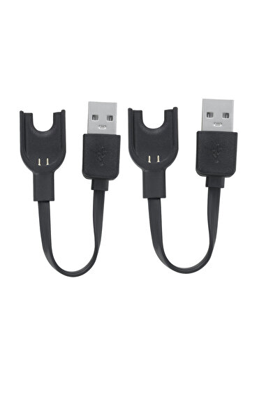Choice black 2 Pack for Mi Band 3 USB Smart Watch Charger Replacement Charger...
