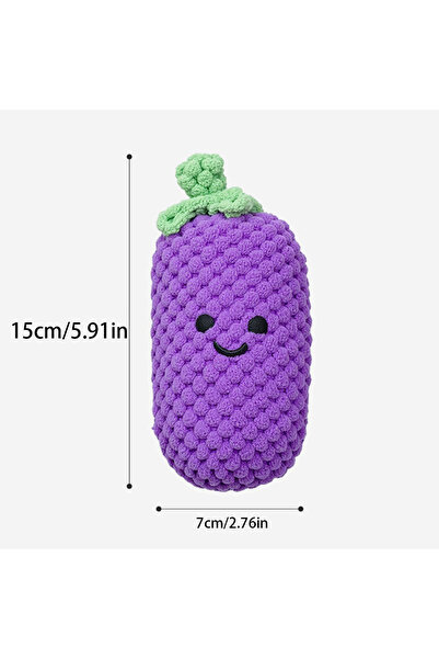 Choice لعبة مضغ على شكل بركلي وبري مخملي، لعبة تصدر صوتاً للكلاب الكبيرة وكلا...