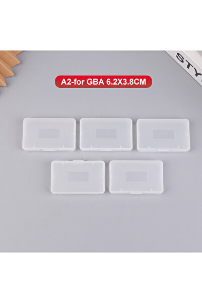 Choice علبة خرطوشة ألعاب شفافة A2 مكونة من 5 قطع لجهاز Gameboy Advance GBA GB...