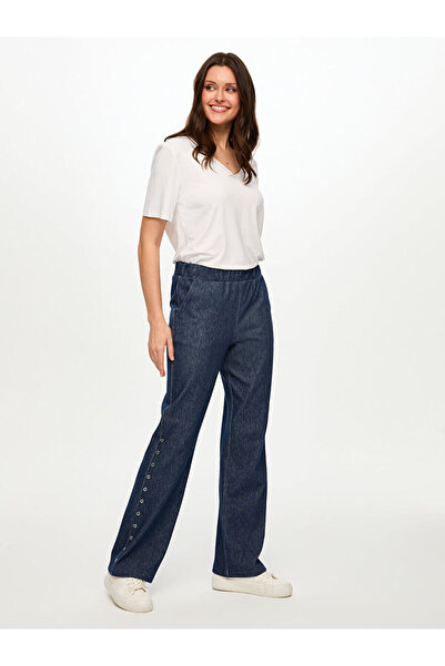 Faik Sönmez Yanları Trok Taş Detaylı Eşofman Alt S26ESA004