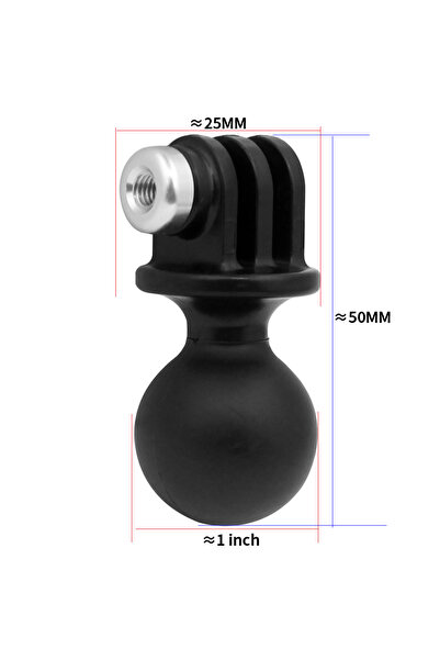 Choice1 Universal Type B Plastic 25mm Ball Head Adapter Mount Fixed Bracket f...