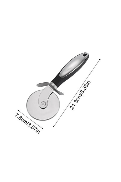 Choice Silver Pizza Cutter Wheel, Stainless Steel Pizza Cutter, Pizza Wheel E...