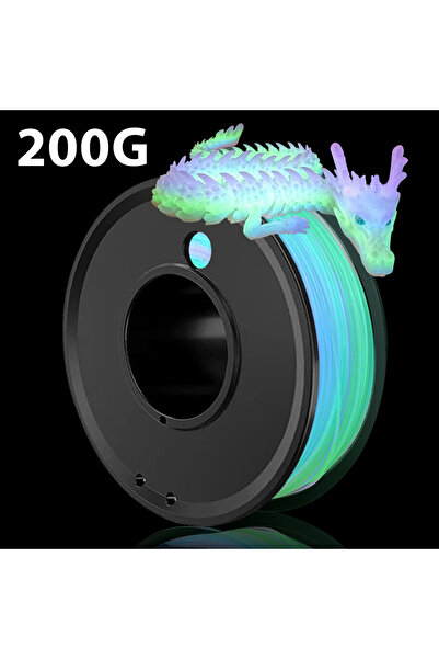 Choice Pla Rainbow 200g 1.75mm 200g 3D Printer PLA Rainbow Glow In The Dark P...