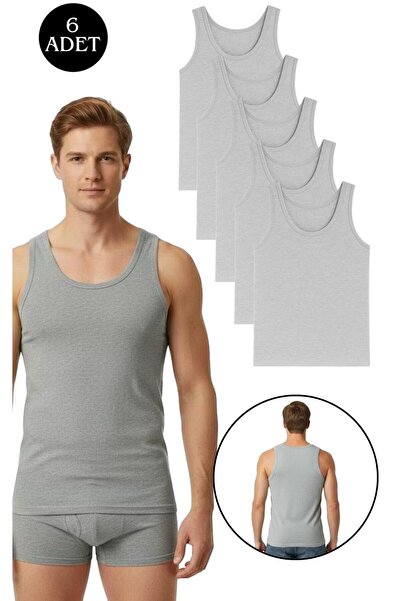 ExLove 6 Pack Cotton Men's Undershirts