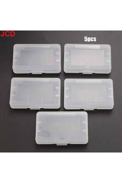 Choice1 For GBA JCD 5Pcs Plastic Game Card Cartridge Cases Protective Game Ca...