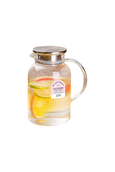 Choice 1.8L HeY LiLac 1800ml Borosilicate Glass Teapot Heat Cold Resistant wi...