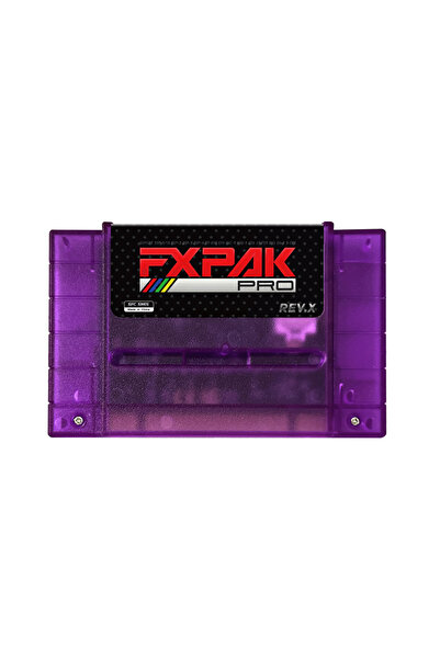 choice2 PURPLE US FXPAK Pro SD2 Rev X 3000 in 1 SNES Game Cartridge for DSP S...