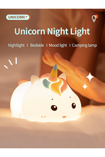 Choice Rechargeable Unicorn Rechargeable USB Night Lamp Battery Powered Night...