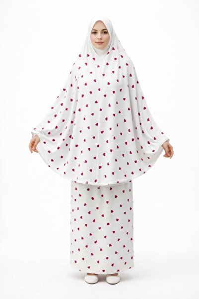 LA SEFA Two Pieces Lace Prayer Dress Cotton