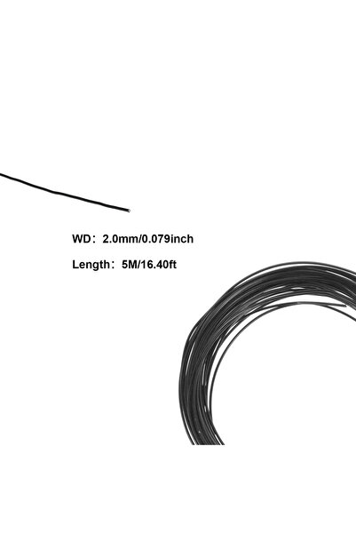 choice2 2mm 1pcs Bai Wires Anodized Aluminum Bai Training Wire With 6 Sizes 1...