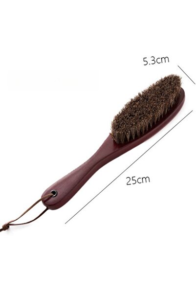 Choice1 فرشاة ناعمة الشعيرات للعناية بالملابس صوف ، لونها بني محمر، مثالية لت...