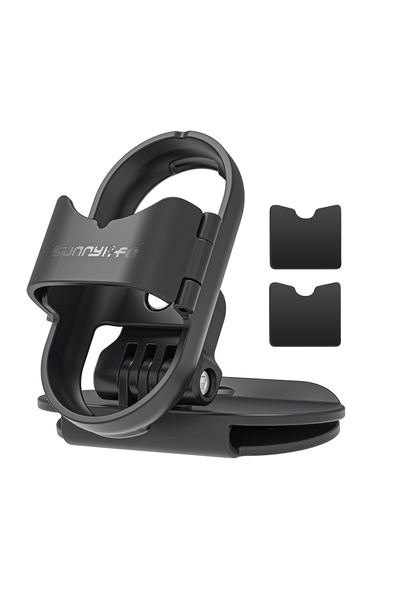 Choice Black Sports Camera Mount 360 Degree Backpack Clip Camera Cap Holder f...