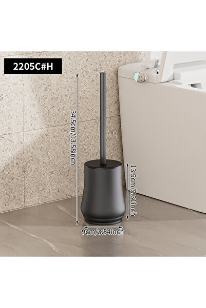 Choice فرشاة تنظيف المرحاض 2205C-H، مثبتة على الحائط، مقاومة للروائح، لتنظيف ...