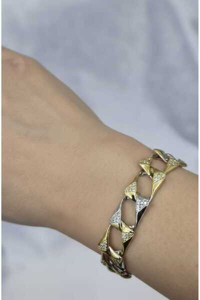 MY ESTA JEWELRY GURMET TAŞLI ÇELİK BİLEKLİK