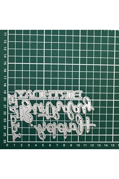Choice WL2694 Scripture Duo Happy Birthday Metal Cutting Dies for DIY Scrapbo...