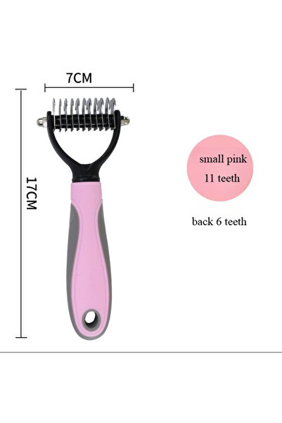 Choice1 PinkSmall Pet Dog Brush Cat Comb Self Cleaning Pet Hair Remover Brush...
