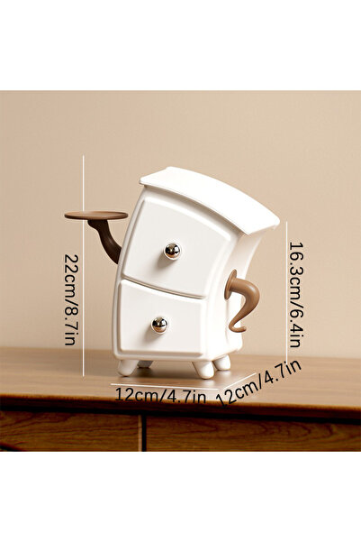 Choice 1pc New Desktop Organizer with Folding Drawer Jewelry & Earring Storag...