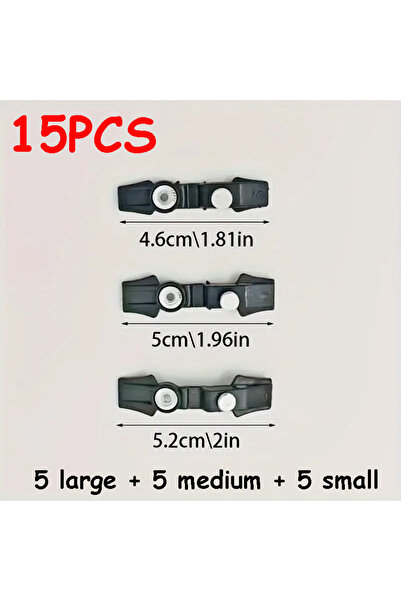 Choice1 طقم إصلاح سحابات عالمي أسود مكون من 15 قطعة، يتضمن أسنان سحاب بديلة، ...