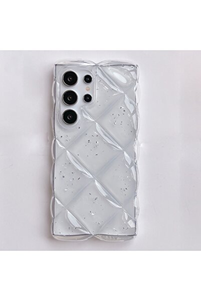 Choice1 Galaxy S25 Ultra PC Clear Advanced Transparent Stereoscopic Rhombus G...