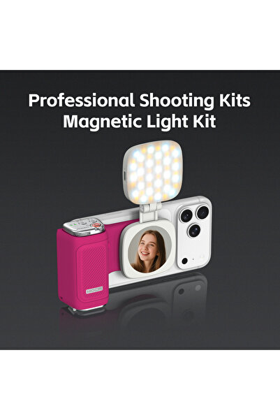 Choice1 مقبض تصوير MOCA Fuchsia-Light COMITOK MA لأجهزة iPhone، جهاز تحكم عن ...