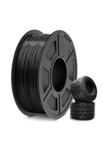Choice1 TPU black TPU Filament 1.75mm, 95A TPU Flexible Filament 8.82oz, Soft...