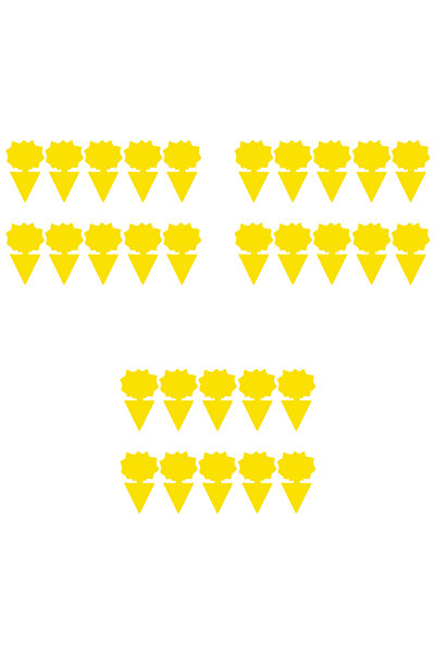 Choice12 sunflowers-30PCS ​10-100pcs Insect Traps Protect The Plant Sticky Tr...