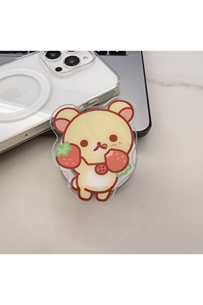 Choice حامل هاتف ريلاكوما جديد بتصميم أنمي، دب استرخاء، حامل هاتف قابل للتعدي...