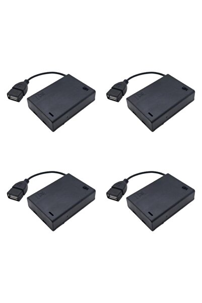 Choice1 A2 1/4Pcs Battery Cases USB Mini Power Supply Battery Box With Cover ...