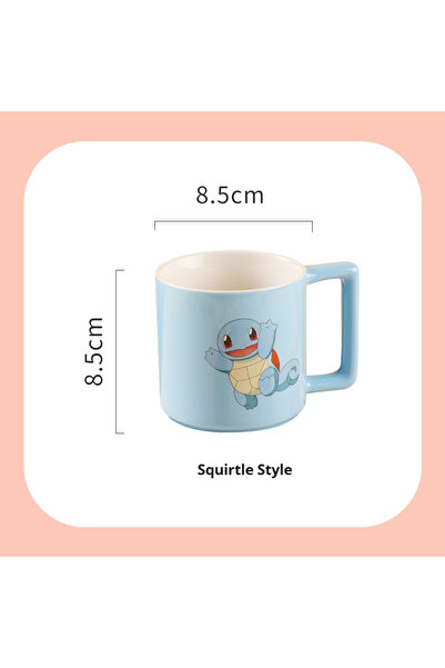 choice2 كوب سكويرتل سعة 330 مل من شونشيانغ، كوب سيراميك بتصميم بوكيمون كرتوني...